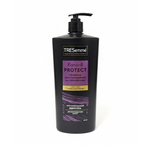 شامپو ترمیم و محافظت کننده ترزمه مدل Repair & Protect مناسب موهای آسیب دیده با خاصیت حاوی بیوتین و ضد شکستگی حجم ۶۵۰ میل