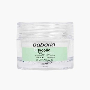 کرم لایه بردار  باباریا مدل Glycolic Acid  مناسب روز آبرسان و بازسازی کننده پوست حجم 50 میل