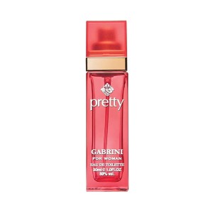 ادو تویلت زنانه گابرینی مدل PRETTY-06 رایحه LA VIE EST BELLE با نت‌های گلی و خوراکی ماندگار حجم ۳۰ میل