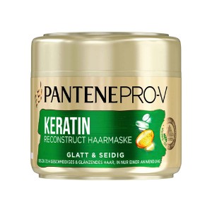 ماسک مو بازسازی‌کننده پنتن مدل KERATIN RECONSTRUCT مناسب موهایِ وز و شکننده با خاصیتِ GLATT & SEIDIG حجم ۳۰۰ میل