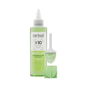 ژل آبرسان و روشن‌کننده صورت آیس بال مدل MATCHA BOTOX EFFECT با قالب سیلیکونی یخی حاوی آنتی‌اکسیدان با اثر بوتاکس حجم ۲۱۲ میل
