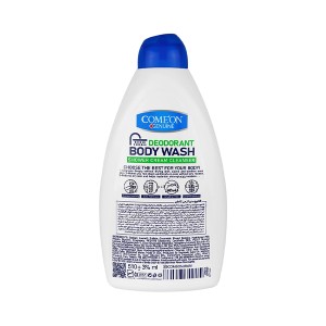 شامپو بدن کرمی و آبرسان کامان مدل MOISTURE+ حاوی عصاره نارگیل مناسب پوست‌های خشک و حساس با خاصیت دئودورانت حجم ۵۱۰ میل