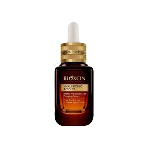 سرمِ آبرسانِ متمرکز و پُرکننده‌یِ تخصصی بیوکسین مدل HYALURONIC ACID3% حاوی پانتنول جهتِ رفعِ خشکی و جوانسازی حجم ۳۰ میل