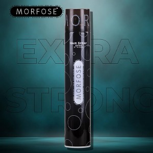 اسپری تثبیت‌کننده و درخشان‌کننده مو مورفوس مدل EXTRA STRONG با قدرت نگهدارندگی خیلی قوی و تثبیت ۲۴ ساعته حجم ۴۰۰ میل