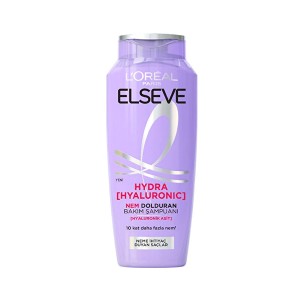 شامپو آبرسان و پرپشت‌کننده لورآل مدل HYDRA HYALURONIC با ماندگاری ۷۲ ساعته رطوبت و افزایش درخشش مو حجم ۳۰۰ میل