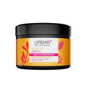 ماسک بازسازی‌کننده و صاف‌کننده مو اوربن کر مدل BRAZILIAN KERATIN  حاوی کراتین برزیلی حجم ۲۳۰ میل