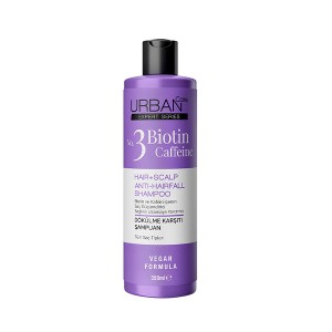 شامپو ضدریزش و تقویت‌کننده مو اوربن کر مدل No. 3 Biotin & Caffeine حاوی بیوتین و کافئین حجم ۳۵۰ میل