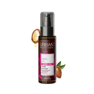 سرم ضدشکستگی و درخشان‌کننده مو اوربن کر مدل ARGAN OIL حاوی روغن آرگان و محافظ UV حجم ۷۵ میل
