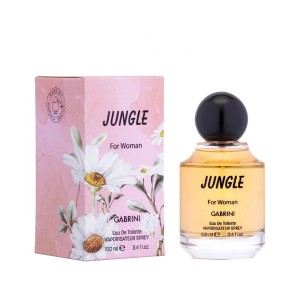 ادوتویلت زنانه گابرینی مدل JUNGLE با رایحه گرم، شرقی و فریبنده حجم ۱۰۰ میل