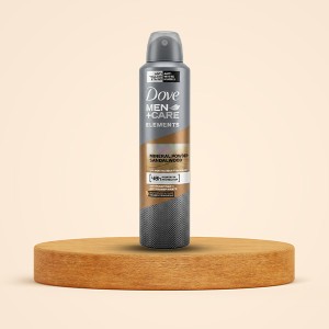اسپری ضد تعریق آقایان داو مدل Mineral Powder + Sandalwood با ماندگاری 48 ساعته حجم ۲۵۰ میل