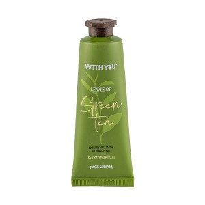 کرم مرطوب‌کننده صورت ویت یو مدل Green Tea با خاصیت کنترل چربی و آنتی‌اکسیدان حجم ۵۰ میل