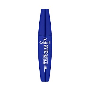 ریمل حجم دهنده گابرینی مدل DOUBLE VOLUME با رنگ سرمه‌ای سیر و برس سیلیکونی حجم ۱۲ میل