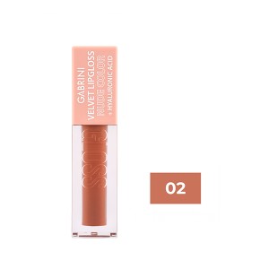 لیپ گلاس مخملی گابرینی مدل VELVET LIPGLOSS با رنگ نود و هیالورونیک اسید حجم ۶ میل