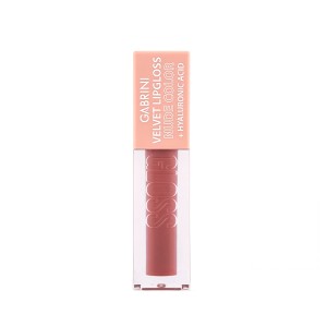 لیپ گلاس مخملی گابرینی مدل VELVET LIPGLOSS با رنگ نود و هیالورونیک اسید حجم ۶ میل
