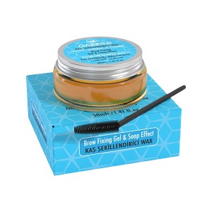 ژل ابرو کاسه‌ای گابرینی مدل Eyebrow Shaper Wax حاوی بیوتین و کراتین حجم ۵۰ میل