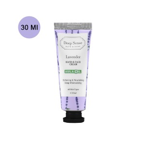 کرم نرم‌کننده و آرامش‌بخش دیپ سنس مدل Lavender حاوی عصاره اسطوخودوس مناسب انواع پوست