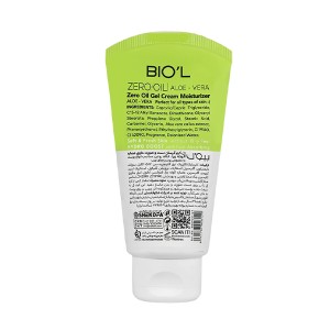 کرم ژل آبرسان دست و صورت بیول مدل Aloevera Zero oil فاقد چربی حجم ۷۰ میل