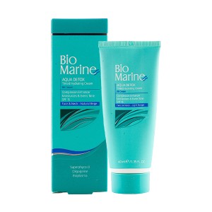 کرم رطوبت رسان رنگی بایومارین مدل AQUA DETOX با SPF15 مناسب انواع پوست حجم ۴۰ میل