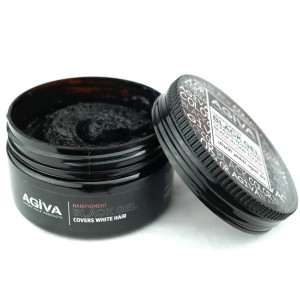 ژل مو سیاه آگیوا مدل BLACK GEL حالت دهنده قوی و  پوشش دهنده موهای سفید حجم ۲۵۰ میل