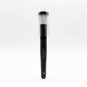 براش آرایشی گرد صورت گلدن رز مدل ROUND FACE BRUSH با تراکم بالا جهت فید کرم‌پودر