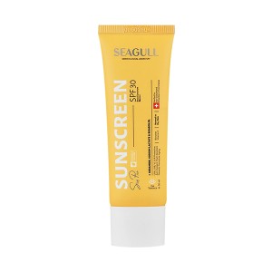 کرم ضدآفتاب فاقد رنگ سی‌گل مدل SUNSCREEN SPF 30 مناسب پوست‌های نرمال تا خشک حجم ۵۰ میل