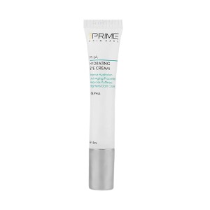 کرم آبرسان دور چشم پرایم مدل PHA HYDRATING EYE CREAM با خاصیت ضدچروک و کاهش پف و تیرگی حجم ۱۵ میل