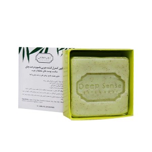 صابون کنترل کننده چربی بامبو و درخت چای دیپ‌سنس مناسب پوست های مختلط و چرب وزن ۷۵ گرم