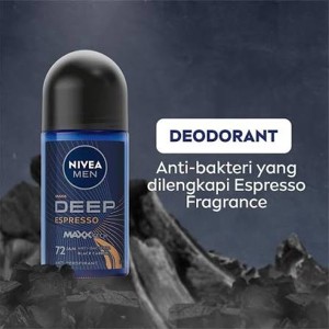 رول ضد تعریق مردانه نیوآ مدل Deep Espresso با ماندگاری ۷۲ ساعته حجم ۵۰ میلی لیتر