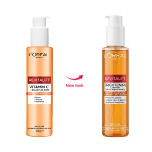 ژل شوینده آبرسان و ضد لک و ضد چروک لورال مدل Revitalift حجم 150 میل