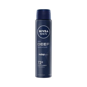 اسپری ضد تعریق مردانه نیوآ مدل DEEP DARK WOOD با ماندگاری ۷۲ ساعته حجم ۲۰۰ میلی‌لیتر