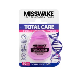 نخ دندان میسویک مدل TOTAL CARE 8 با فرمولاسیون چندمنظوره برای سلامت کامل دندان‌ها