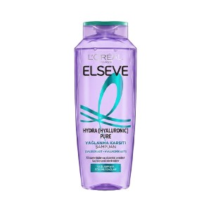 شامپو لورآل مدل Hydra Hyaluronic Pure پاکسازی‌کننده چربی و آبرسان عمیق مو حجم 300 میل