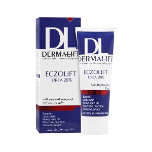 کرم مرطوب کننده و نرم کننده درمالیفت مدل Eczolift حاوی اوره 20 درصد مناسب پوست خیلی خشک و اگزمایی حجم 40 میل