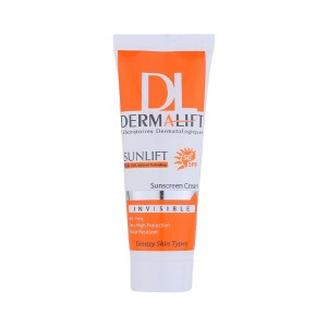 کرم ضد آفتاب رنگی SPF50 مناسب پوست چرب درمالیفت مدل Sunlift حجم 40 میل