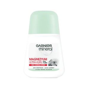 رول ضدتعریق زنانه گارنیه مدل Magnesium Ultra Dry حاوی عصاره منیزیم با ماندگاری ۷۲ ساعته حجم ۵۰ میل