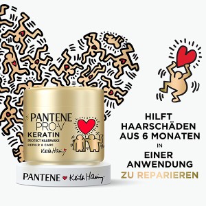 ماسک مو ترمیم کننده و محافظت کننده کراتین پنتن مدل Keratin Protect مناسب انواع مو حجم 300ml