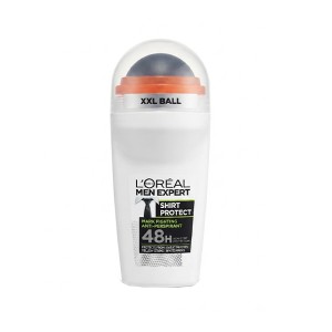 رول ضدتعریق آقایان لورآل مدل Men Expert Shirt Protect با عملکرد ۴۸ ساعته و محافظت از لباس حجم 50ml