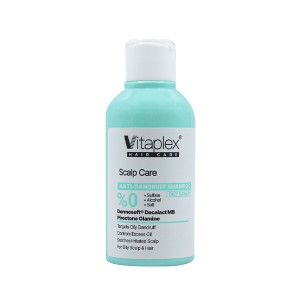 شامپو  ضد شوره ویتاپلکس مدل Scalp Care فاقد سولفات و  مخصوص مو و پوست سر چرب حجم 250ml