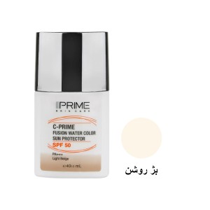 فلوئید ضد آفتاب پرایم SPF 50 مدل Fusion Water حاوی ویتامین C مناسب صورت و دور چشم حجم ۴۰ میل