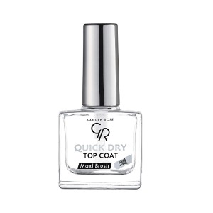 تاپ کت خشک کننده سریع ناخن گلدن رز مدل QUICK DRY براق کننده و محافظ لاک حجم 10ml