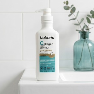 لوسیون بدن کلاژن وگان باباریا مدل Collagen Vegan سفت کننده و جوانساز حجم 500ml