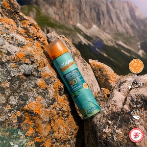 اسپری ضد آفتاب صورت و بدن باباریا مدل Adventure SPF50 مقاوم در برابر آب حجم 75ml