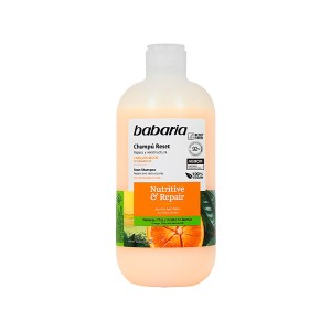 شامپو مغذی و ترمیم کننده باباریا مدل Nutritive & Repair مناسب موهای خشک و آسیب دیده حجم 500ml