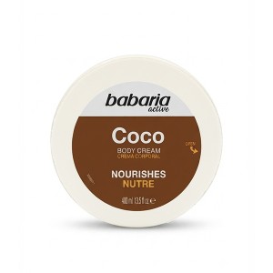 کرم بدن روغن نارگیل باباریا مدل Coco مغذی و ترمیم‌کننده مناسب پوست‌های خیلی خشک حجم 400ml