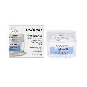 کرم آبرسان هیالورونیک اسید باباریا با خاصیت جوانساز و پرکننده خطوط مناسب پوست خشک حجم 50ml