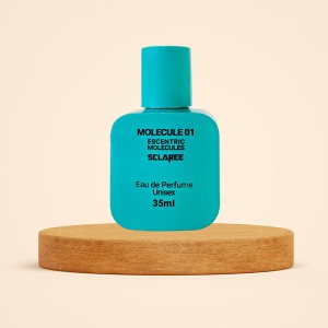 عطر جیبی یونیسکس اسکلاره مدل Molecule 01 با رایحه ملایم، چوبی و مشکی انتزاعی حجم 35ml