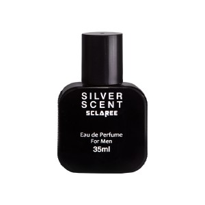 عطر جیبی مردانه اسکلاره مدل SILVER SCENT با رایحه گرم، شیرین، ادویه‌ای و مرکباتی حجم 35ml