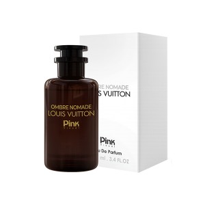 ادو پرفیوم یونیسکس پینک ویژوال مدل Louis Vuitton Ombre Nomade با رایحه گرم و تلخ چوبی شرقی حجم 100ml