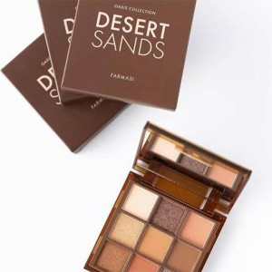 پالت سایه چشم فارماسی مدل Desert Sands با پیگمنت بالا و ترکیب رنگ‌های گرم مات و شاین وزن 8.1g
