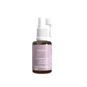 اسپری ویتامین D3 نوتری پلاس مدل Vitamin D3 Spray حاوی ۱۰۰۰IU کولکالسیفرول با طعم طبیعی لیمو حجم 20ml